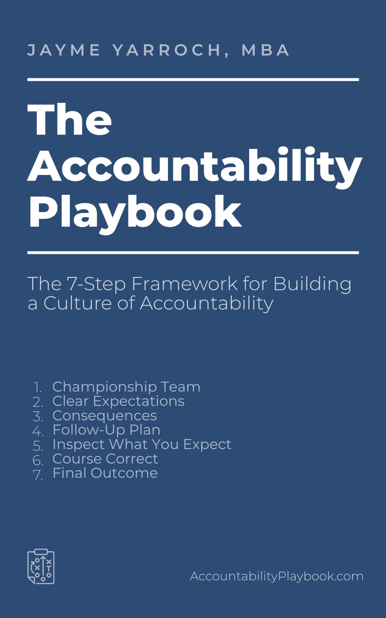The Accountability Playbook book cover