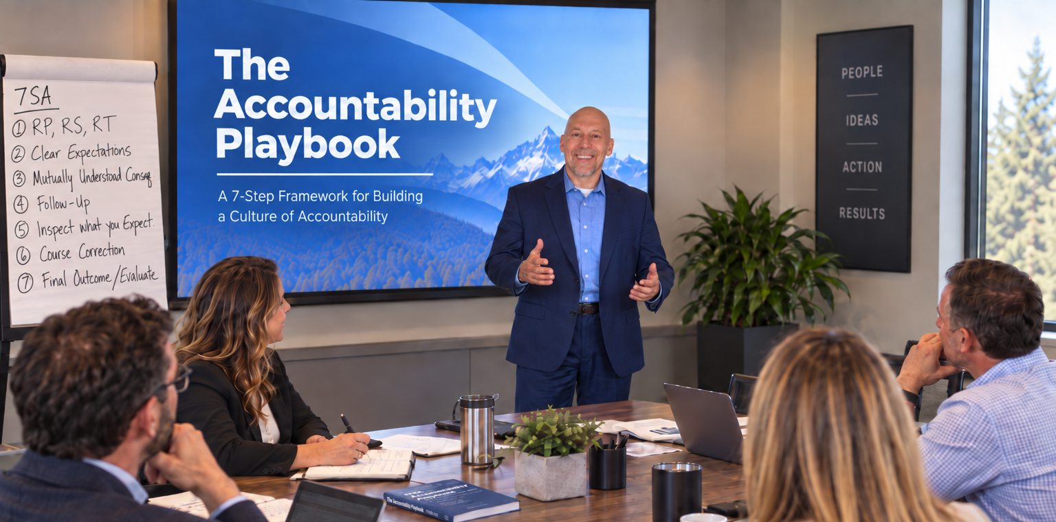 Jayme Yarroch facilitating an Accountability Playbook workshop